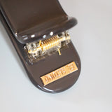 Slate Black Gloss Bar Hair Clip