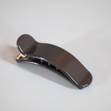 Slate Black Gloss Bar Hair Clip