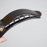 Slate Black Gloss Bar Hair Clip