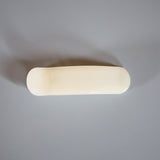 Milky White Gloss Bar Hair Clip