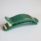 Kelly Green Gloss Bar Hair Clip