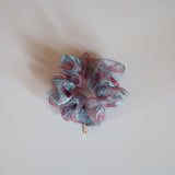 Aurora Blue Mini Scrunchie