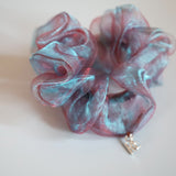 Aurora Blue Mini Scrunchie