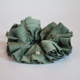 Raffle Olive Khaki Scrunchie