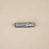 Silver Metal Square Barrette