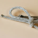 Crystal Rope Ribbon Barrette