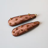 Shiny Brown Hair Pin