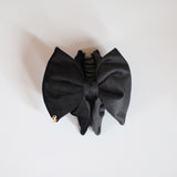 Matte Velour Big Ribbon Hair Clip