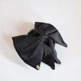 Matte Velour Big Ribbon Hair Clip