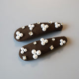 Brown Pearl Hair Pin