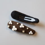 Brown Pearl Hair Pin