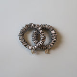 Silver Metal Hair Pony