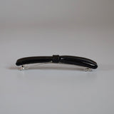 Eco Leather Ribbon Long Barrette