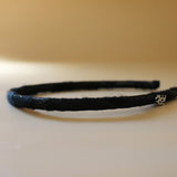 Tight Headband Black Leopard No Studs