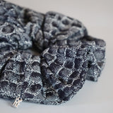 Indigo Snake Scrunchie