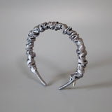 Gather Headband Silver Grey