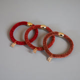 Daily Hair Pony Set Red（3pcs）