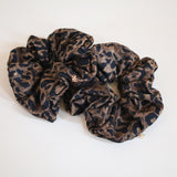 Dark Leopard Scrunchie