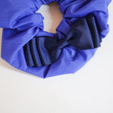 Swish Ribbon Scrunchie Blue-Navy