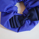 Swish Ribbon Scrunchie Blue-Navy