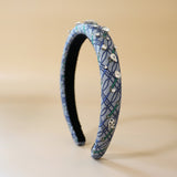 Slender Headband Blue Grey