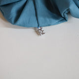 Swish Ribbon Scrunchie Dusty green-Grey
