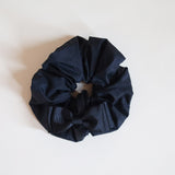 Swish Ribbon Scrunchie Black-Black