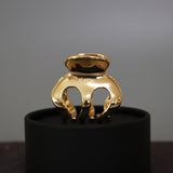 Metal Gold Marron Clip