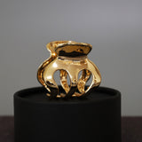 Metal Gold Marron Clip