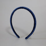Tight Headband Velour Navy