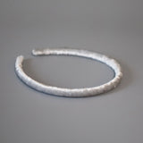 Tight Headband Velour Silver
