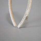Tight Headband Velour Beige