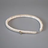 Tight Headband Velour Beige