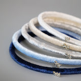 Tight Headband Velour Beige