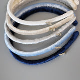 Tight Headband Velour Beige