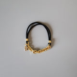 Gold Mix Chain Hair Pony