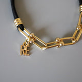 Gold Chain Hair Pony