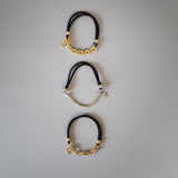 Gold Mix Chain Hair Pony