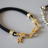 Gold Chain Hair Pony