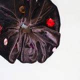 Cacao Brown Velour Jewelry Scrunchie