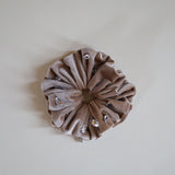 Sand Beige Velour Jewelry Scrunchie