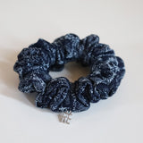 Indigo Snake Mini Scrunchie
