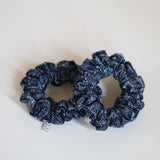 Indigo Snake Mini Scrunchie
