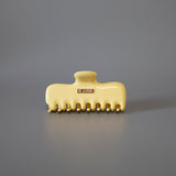 Cream Yellow Gloss Hair Clip