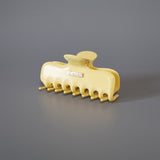 Cream Yellow Gloss Hair Clip