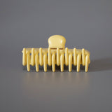 Cream Yellow Gloss Hair Clip