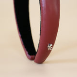 OG Headband Eco Red Leather No Studs