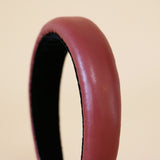 OG Headband Eco Red Leather No Studs