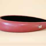 OG Headband Eco Red Leather No Studs