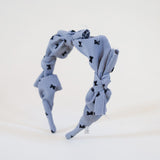 Grey Airy Ribbon Headband